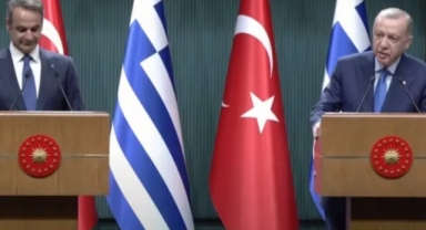 Cumhurbaşkanı Erdoğan'dan, Yunanistan Başbakanı Miçotakis ile görüşme