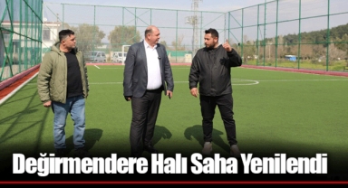 Değirmendere Halı Saha Yenilendi
