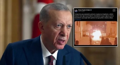 Erdoğan'ın 'eylem' tepkisindeki video Türkiye'de çekilmemiş!