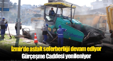 Gürçeşme Caddesi yenileniyor