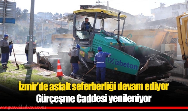 Gürçeşme Caddesi yenileniyor