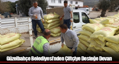 Güzelbahçe Belediyesi’nden Çiftçiye Desteğe Devan