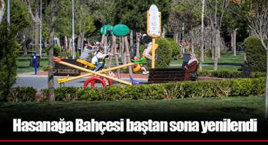 Hasanağa Bahçesi baştan sona yenilendi