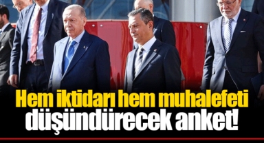 Hem iktidarı hem muhalefeti düşündürecek anket!