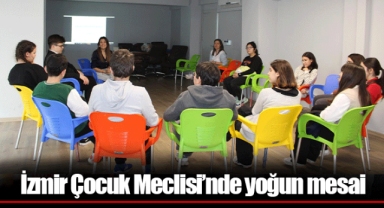 İzmir Çocuk Meclisi’nde yoğun mesai