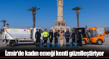 İzmir’de kadın emeği kenti güzelleştiriyor