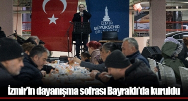 İzmir’in dayanışma sofrası Bayraklı’da kuruldu