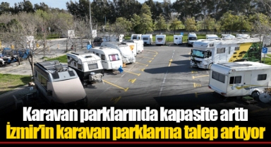Karavan parklarında kapasite arttı