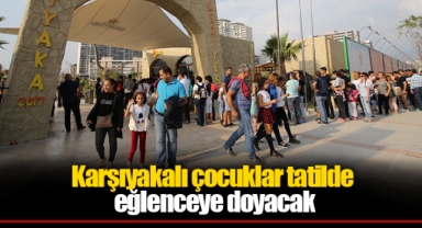 Karşıyakalı çocuklar tatilde eğlenceye doyacak