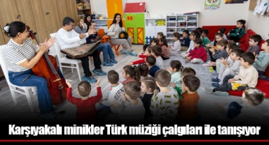 Karşıyakalı minikler Türk müziği çalgıları ile tanışıyor
