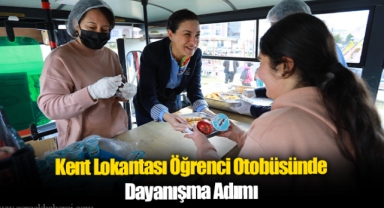 Kent Lokantası Öğrenci Otobüsünde Dayanışma Adımı