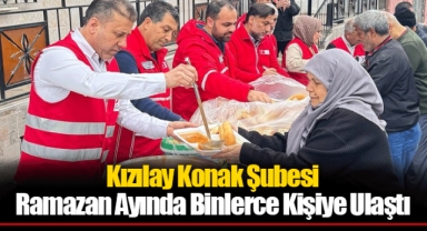Kızılay Konak Şubesi Ramazan Ayında Binlerce Kişiye Ulaştı