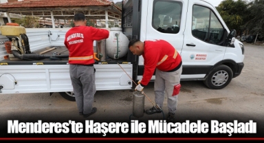 Menderes’te Haşere ile Mücadele Başladı