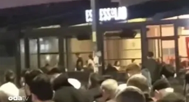 Miting sonrası provokasyon