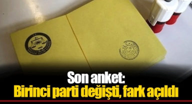 Son anket: Birinci parti değişti, fark açıldı