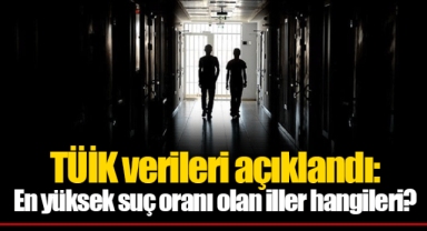 TÜİK verileri açıklandı: En yüksek suç oranı olan iller hangileri?