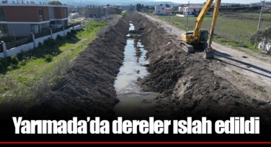 Yarımada’da dereler ıslah edildi