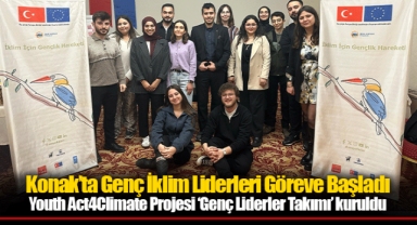 Youth Act4Climate Projesi ‘Genç Liderler Takımı’ kuruldu