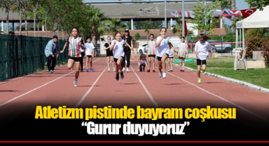 Atletizm pistinde bayram coşkusu