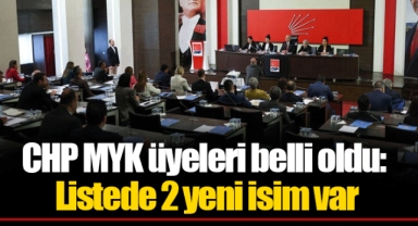 CHP MYK üyeleri belli oldu: Listede 2 yeni isim var