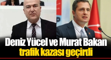 Deniz Yücel ve Murat Bakan trafik kazası geçirdi