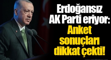 Erdoğansız AK Parti eriyor: Anket sonuçları dikkat çekti!