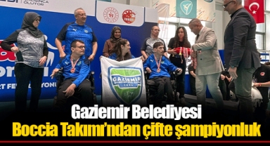 Gaziemir Belediyesi Boccia Takımı’ndan çifte şampiyonluk