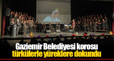 Gaziemir Belediyesi korosu türkülerle yüreklere dokundu