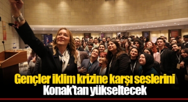 Gençler iklim krizine karşı seslerini Konak’tan yükseltecek