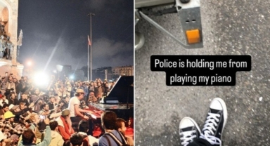 Gezi destekçisi ünlü piyanistin Kadıköy gösterisine engel: Polis ‘piyanoya’ el koydu