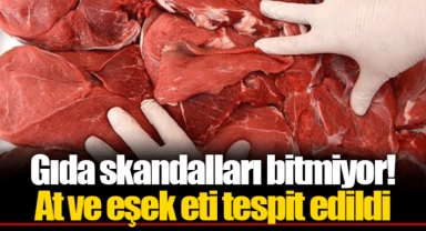 Gıda skandalları bitmiyor! At ve eşek eti tespit edildi