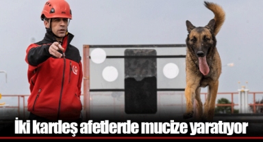 İki kardeş afetlerde mucize yaratıyor
