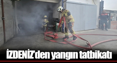 İZDENİZ’den yangın tatbikatı