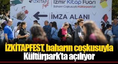 İZKİTAPFEST, baharın coşkusuyla Kültürpark’ta açılıyor