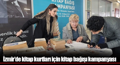 İzmir’de kitap kurtları için kitap bağışı kampanyası