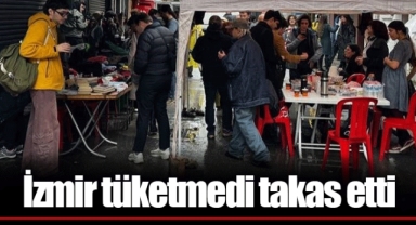 İzmir tüketmedi takas etti