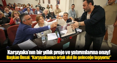 Karşıyaka’nın bir yıllık proje ve yatırımlarına onay!