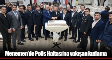 Menemen’de Polis Haftası’na yakışan kutlama