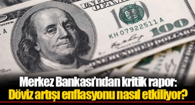 Merkez Bankası’ndan kritik rapor: Döviz artışı enflasyonu nasıl etkiliyor?