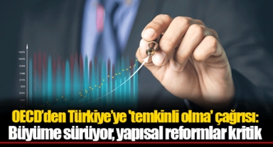 OECD’den Türkiye’ye 'temkinli olma' çağrısı: Büyüme sürüyor, yapısal reformlar kritik