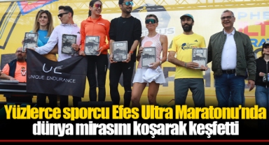 Yüzlerce sporcu Efes Ultra Maratonu’nda dünya mirasını koşarak keşfetti