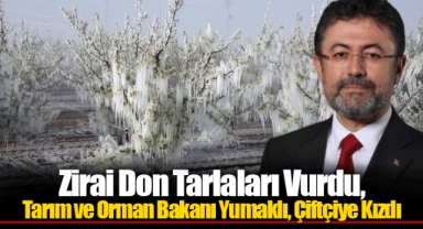 Zirai Don Tarlaları Vurdu, Tarım ve Orman Bakanı Yumaklı, Çiftçiye Kızdı