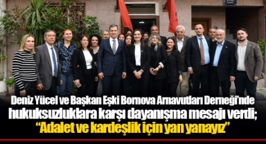 “Adalet ve kardeşlik için yan yanayız”