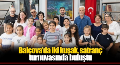 Balçova’da iki kuşak, satranç turnuvasında buluştu