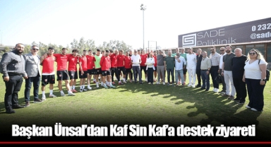 Başkan Ünsal’dan Kaf Sin Kaf’a destek ziyareti