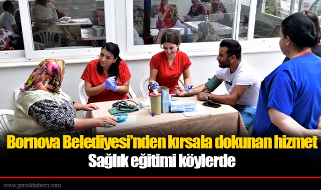 Bornova Belediyesi’nden kırsala dokunan hizmet