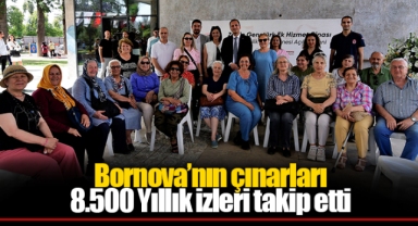 Bornova’nın çınarları 8.500 Yıllık izleri takip etti