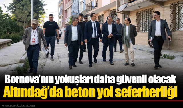 Bornova’nın yokuşları daha güvenli olacak
