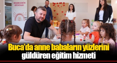 Buca’da anne babaların yüzlerini güldüren eğitim hizmeti