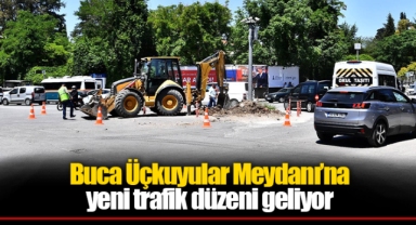 Buca Üçkuyular Meydanı’na yeni trafik düzeni geliyor